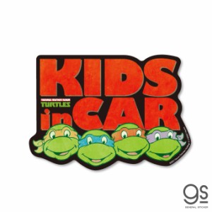 ミュータント・タートルズ  KIDS in CAR ブラック キャラクターステッカー 車 子供 忍者タートルズ 亀 アニメ アメコミ TTS035