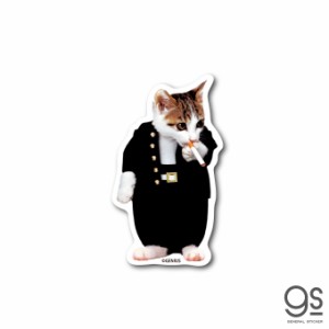 なめ猫 ミニステッカー 学ラン02 キャラクターステッカー 懐かし なめ猫グッズ 昭和 レトロ 猫 LCS1428 gs 公式 ステッカー