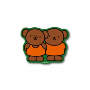 miffy ダイカットミニステッカー ボリス＆バーバラ キャラクターステッカー 絵本 イラスト かわいい こども うさぎ MIF023