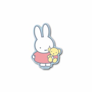 miffy ダイカットミニステッカー ミッフィー&くまちゃん パステル キャラクター 絵本 イラスト かわいい こども うさぎ MIF033