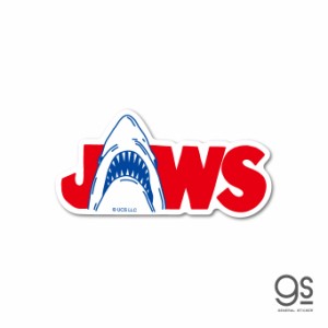 ジョーズ ダイカットミニステッカー JAWS ロゴ＆イラスト 映画 サメ ユニバーサル おしゃれ アメリカ 70's イラスト JWS008