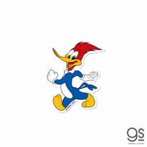 ウッドペッカー ダイカットミニステッカー ウォーキング  ユニバーサル キャラクター woody Woodpecker イラスト WWP003