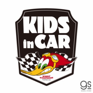 ウッドペッカー 車用ダイカットステッカー KIDS in CAR ユニバーサル キャラクターステッカー woody Woodpecker イラスト WWP016