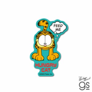 ガーフィールド ダイカットミニステッカー FEED ME キャラクターステッカーGarfield GF041