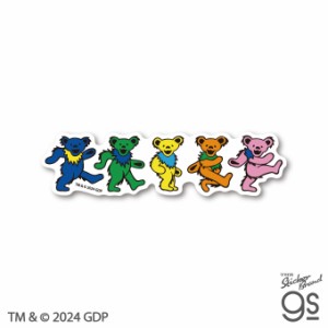 GRATEFUL DEAD ダイカットステッカー DANCING BEARS グレイトフル・デッド バンド アメリカ 音楽 ROCK グッズ gs 公式グッズ GFD-004