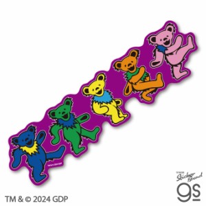 GRATEFUL DEAD ビッグサイズステッカー DANCING BEARS サークル グレイトフル・デッド バンド アメリカ 音楽 ROCK グッズ gs 公式グッズ 