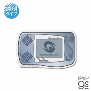 ワンダースワン 透明ステッカー ブル−メタリック ゲーム機 WonderSwan 懐かし ハード game コレクション gs 公式グッズ WDS-006