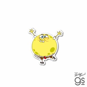 スポンジ・ボブ ダイカットミニステッカー バルーン キャラクター アメリカ アニメ グッズ SPO046