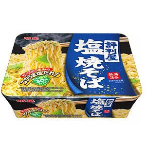 4箱まで1個口 明星 評判屋 塩焼そば×12個 ［ケース販売］