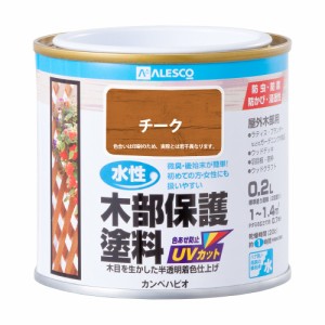 カンペハピオ 水性 屋外木部保護塗料 チーク 0.2L