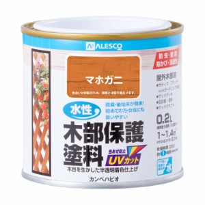 カンペハピオ 水性 屋外木部保護塗料 マホガニー 0.2L