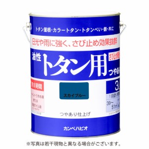 カンペハピオ 油性トタン用 スカイブルー　3L