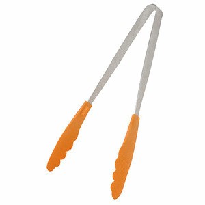 PROシリーズ 抗菌耐熱 カラートング ストッパー付マルチ 大 オレンジ アークランズ