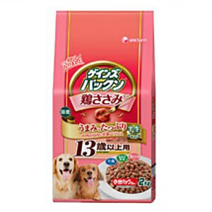 ユニ・チャーム　ゲインズパックン　鶏ささみ入り　13歳以上用 　2kg　×4個[ケース販売]