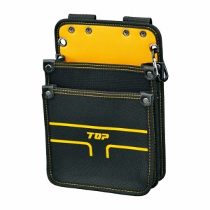 トップ 建築用スリム腰袋 2段タイプ ティーキャリー TPK-201