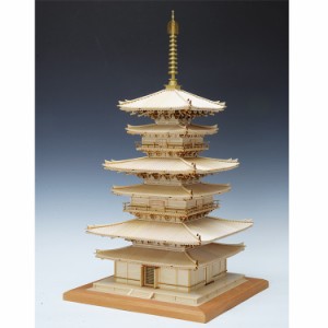 ウッディジョー 木製建築模型 1/75 薬師寺 東塔 改良版