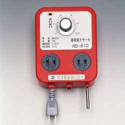 農電電子サーモ 単相100V 16A 加温冷却兼用 ND-810 サーモスタット 【メーカー直送・代引不可】