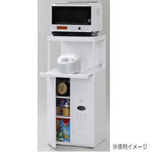 エムケー精工 レンジ台 ファインキッチン 組立式 CD-304W 【メーカー直送・代引不可】