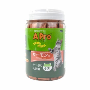 エイプロ 猫用おやつ サーモン味 14g×40本入 大容量 A PRO PCG