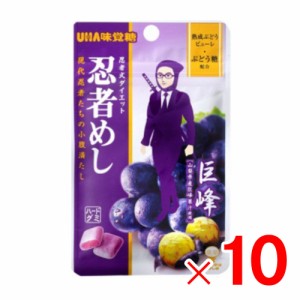 味覚糖 忍者めし巨峰 20g ×10袋 セット販売