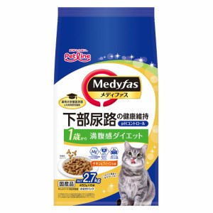 メディファス 満腹感ダイエット 1歳から チキン＆フィッシュ味 2.7kg（450g×6袋）