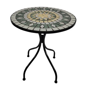 ガーデンテーブル モザイクテーブル ブラック #1519T アークランズ