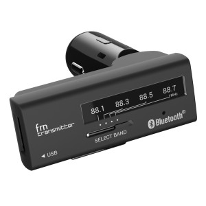 カシムラ FMトランスミッター 4バンド USB1ポート2.4A Bluetooth KD-189