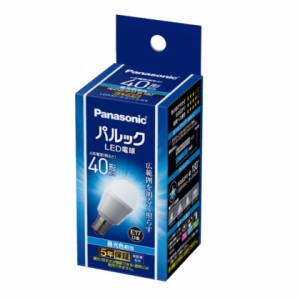 パナソニック パルック LED電球 E17口金 40形 昼光色 広配光タイプ LDA4DGE17SK4