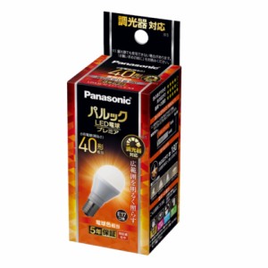 パナソニック パルック LED電球 プレミアム E17口金 40形 電球色 広配光タイプ 調光器対応 LDA5LGE17DSK4