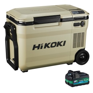 ハイコーキ HiKOKI 18V コードレス冷温庫 25L バッテリー付き サンドベージュ UL18DBA-WMBZ