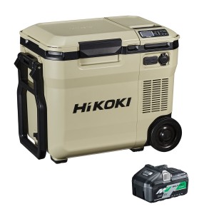 ハイコーキ HiKOKI 18V コードレス冷温庫 18L バッテリー付き サンドベージュ UL18DC-WMB