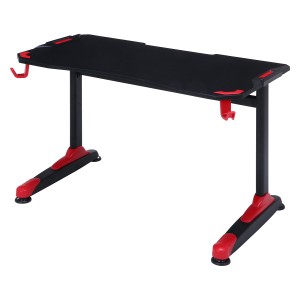 不二貿易 ゲーミングデスク GAMING DESK XeNO ゼノ イージー01 RED AA-1802 【メーカー直送・代引不可・配送地域限定】