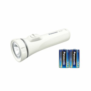 パナソニック LED懐中電灯 乾電池エボルタNEO単1形付き BF-BG41K-W