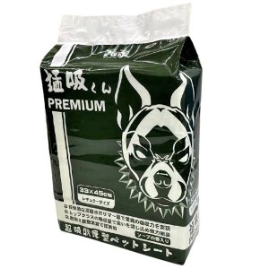 超吸収厚型 ペットシーツ 猛吸くん PREMIUM レギュラー 100枚入 犬 猫 ペットシート ペット用 犬用 シート 低コスト 経済的 おすすめ