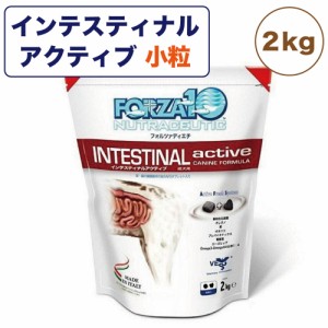 フォルツァ10 インテスティナル アクティブドッグ 2kg 犬 フード ドッグフード 腎臓ケア 犬用 フード ドライ 小粒 療法食 FORZA10