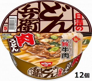 日清食品　日清のどん兵衛　肉うどん　86g×12個