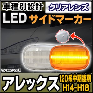 ll-to-smc-cr01 クリアレンズ ALLEX アレックス(120系中期後期 H14.09-H18.09 2002.09-2006.09)サイドマーカー ウインカーランプ(パーツ 