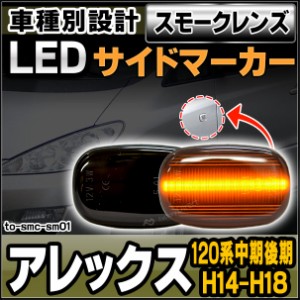 ll-to-smc-sm01 (スモークレンズ) ALLEX アレックス(120系中期後期 H14.09-H18.09 2002.09-2006.09)サイドマーカー ウインカーランプ(パ