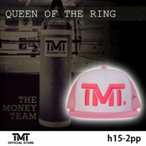 tmt-h15-2pp THE MONEY TEAM ザ・マネーチーム QUEEN OF THE RING (ピンクベース) ザ・マネーチーム キャップ 帽子 フロイド・メイウェザ