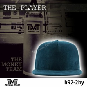 tmt-h92-2by THE MONEY TEAM ザ・マネーチーム THE PLAYER キャップ ブルー系ベース x 黄ロゴ 刺繍( フロイド・メイウェザー TMT メイウ