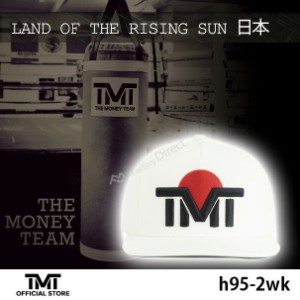 tmt-h95-2wk THE MONEY TEAM ザ・マネーチーム 白ベース&黒ロゴ LAND OF THE RISING SUN 日本(フロイド・メイウェザー キャップ グッズ 