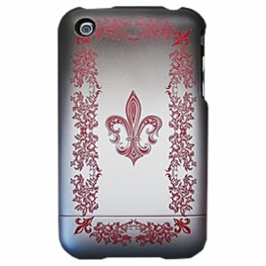 iPhone3G iPhone3GSケース 米国 RebelScholarブランド正規品 レーザーシリーズ Mystic Shadow231 ( シルバー  メタリック スマホケース 