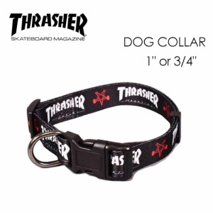 スケボー ブランド 限定 ペット 犬 首輪●THRASHER DOG COLLAR スラッシャー ドッグカラー