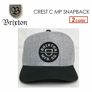 BRIXTON ブリクストン CAP キャップ ハット スナップバック 帽子●CREST C MP SNAPBACK
