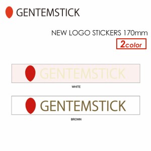 GENTEMSTICK ゲンテンスティック スノーボード SNOWSURF スノーサーフ ステッカー カッティングタイプ●NEW LOGO STICKERS 170mm