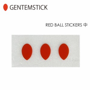 GENTEMSTICK ゲンテンスティック スノーボード SNOWSURF スノーサーフ ステッカー カッティングタイプ●RED BALL STICKERS 中