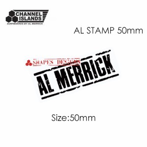 CHANNEL ISLANDS AL MERRICK アルメリック ステッカー シールタイプ●CI AL STAMP STICKER 50mm アルスタンプ ステッカー