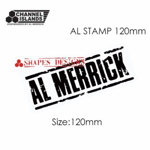CHANNEL ISLANDS AL MERRICK アルメリック ステッカー シールタイプ●CI AL STAMP STICKER 120mm アルスタンプ ステッカー