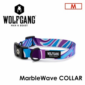 WOLFGANG MAN＆BEAST ウルフギャング 犬 首輪 原産国 USA●MarbleWave COLLAR サイズ(M)