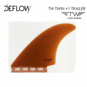 DEFLOW SURF デフロウサーフ ツインフィン FUTUREFINS フューチャーフィン タイラーウォーレン●TW TWIN +1 TRAILER